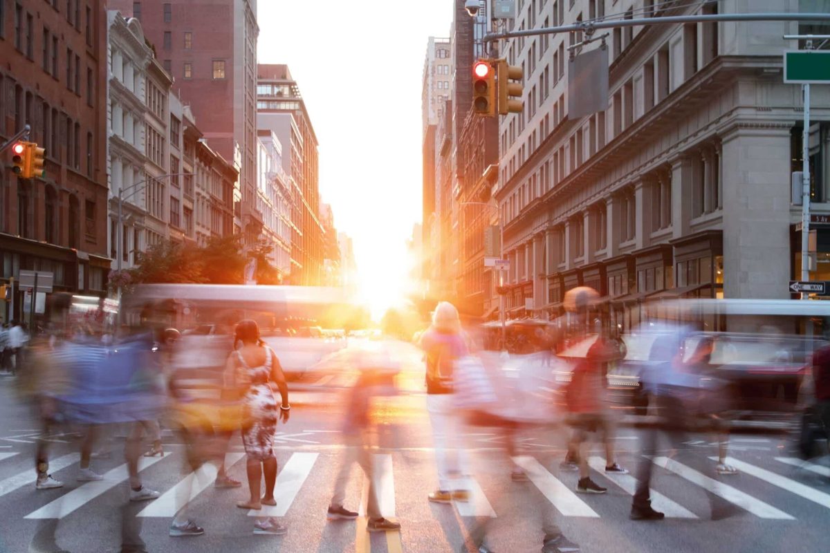 common causes of pedestrian accidents busy city crosswalk